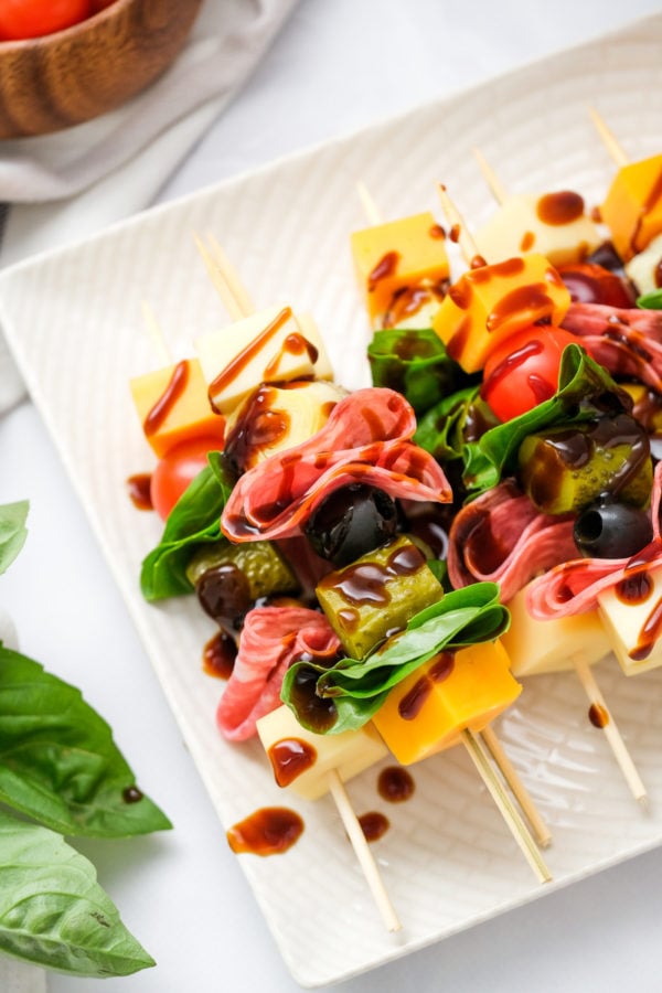 Charcuterie Skewers (Appetizer Kabobs!) - Wellness by Kay