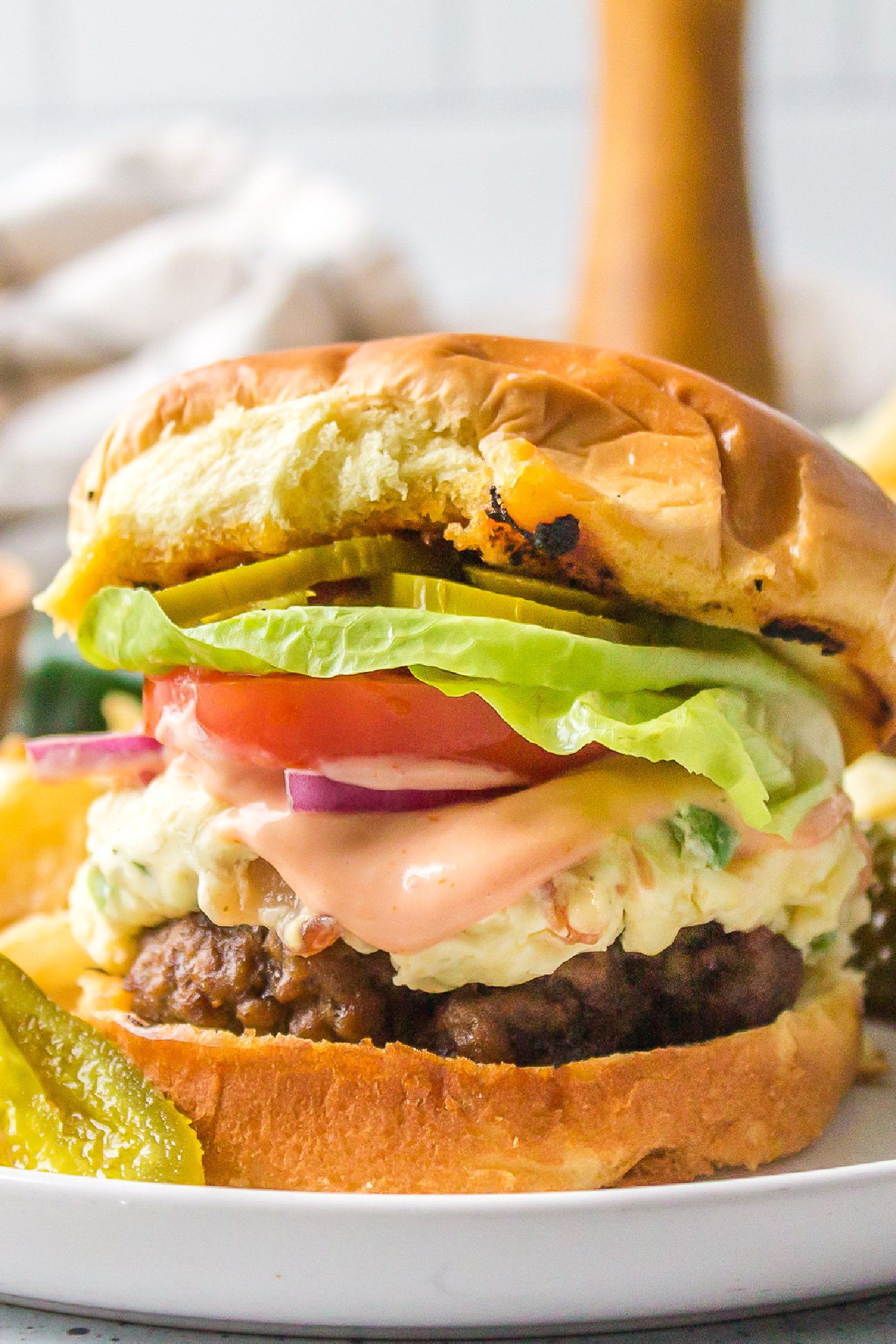 Sweet and Spicy Jalapeño Bacon Cheddar Burger Brings The Heat