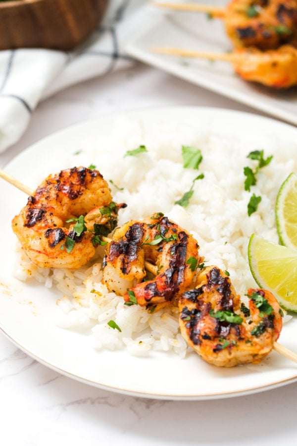 Margarita Shrimp and white rice