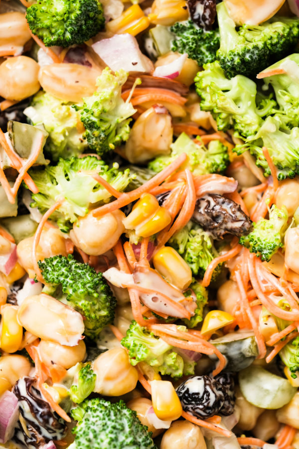 fresh summer Broccoli Chickpea Salad