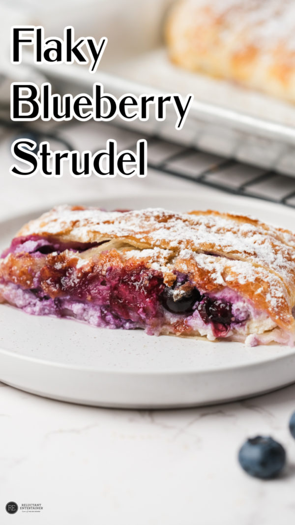 Flaky Blueberry Strudel