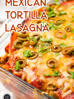mexican tortilla lasagna