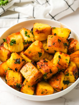 Grilled Tequila-Pineapple in bowl