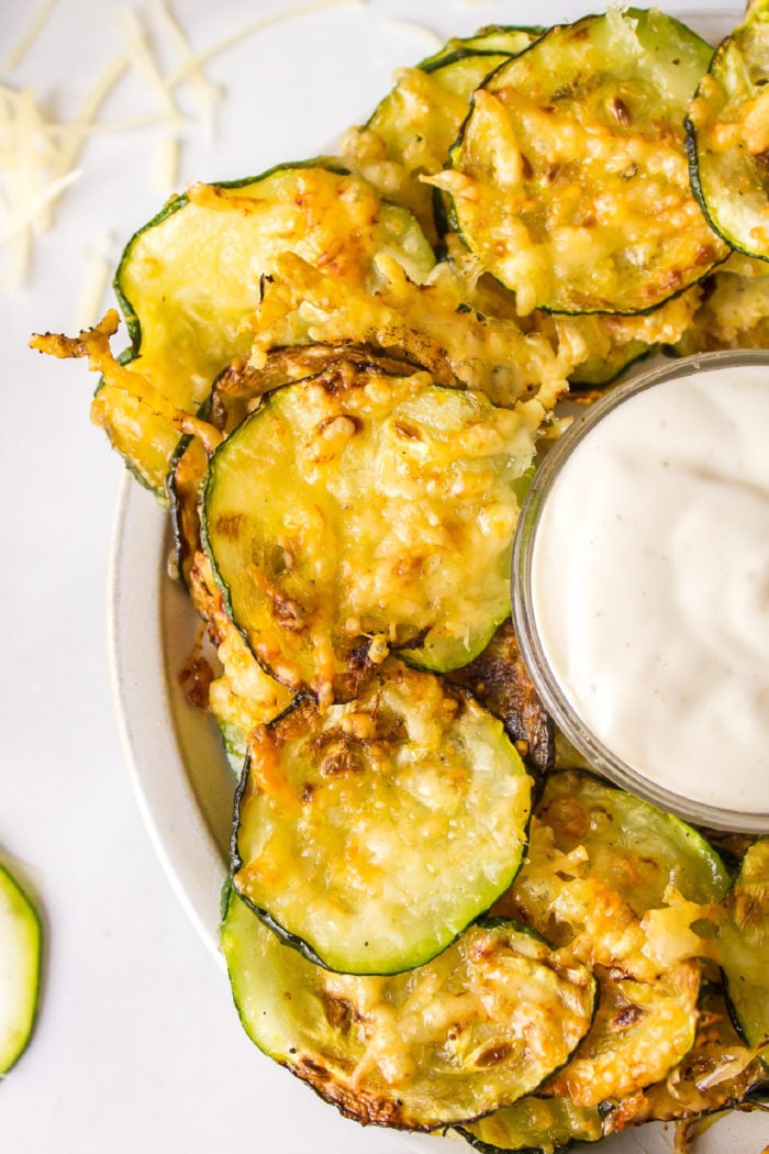 Air Fryer Zucchini Parmesan Reluctant Entertainer