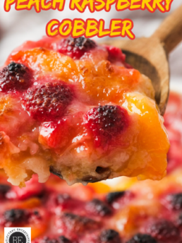 Peach Raspberry Cobbler Recipe