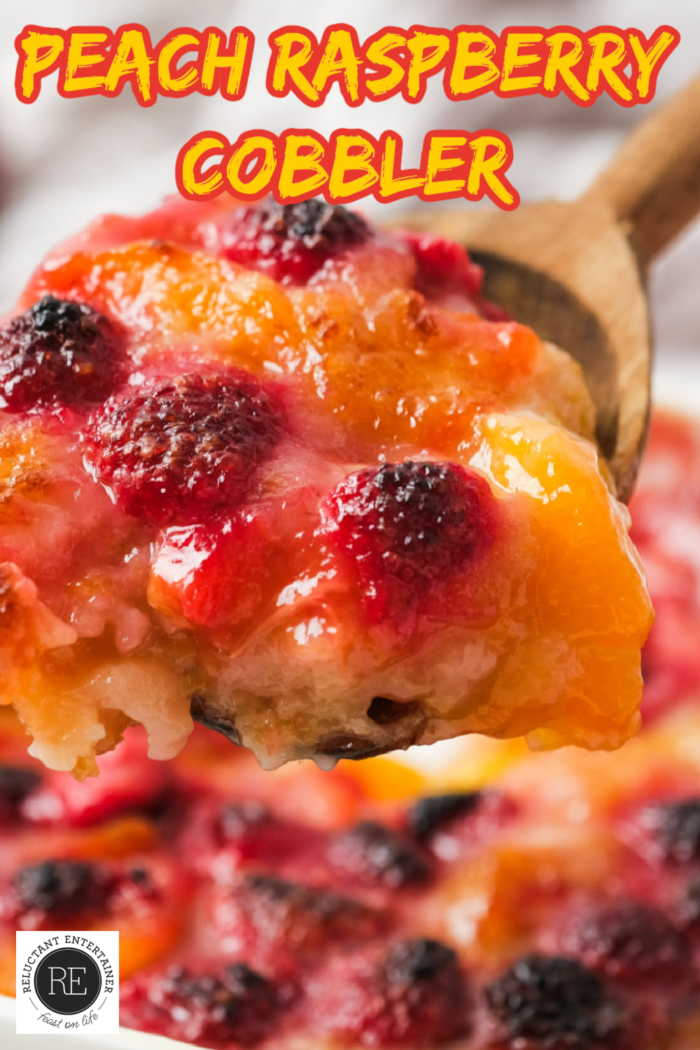 Peach Raspberry Cobbler Recipe