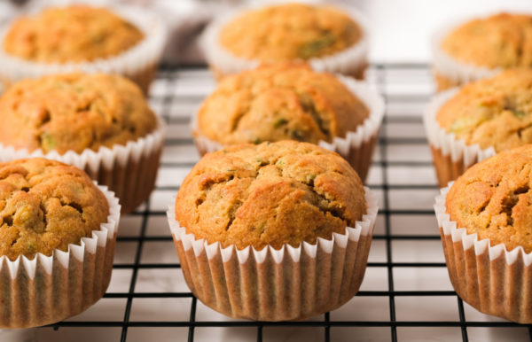 Zucchini-Banana Muffin