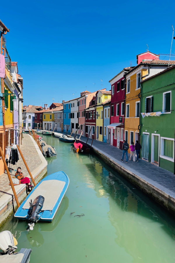 water canals in Burano