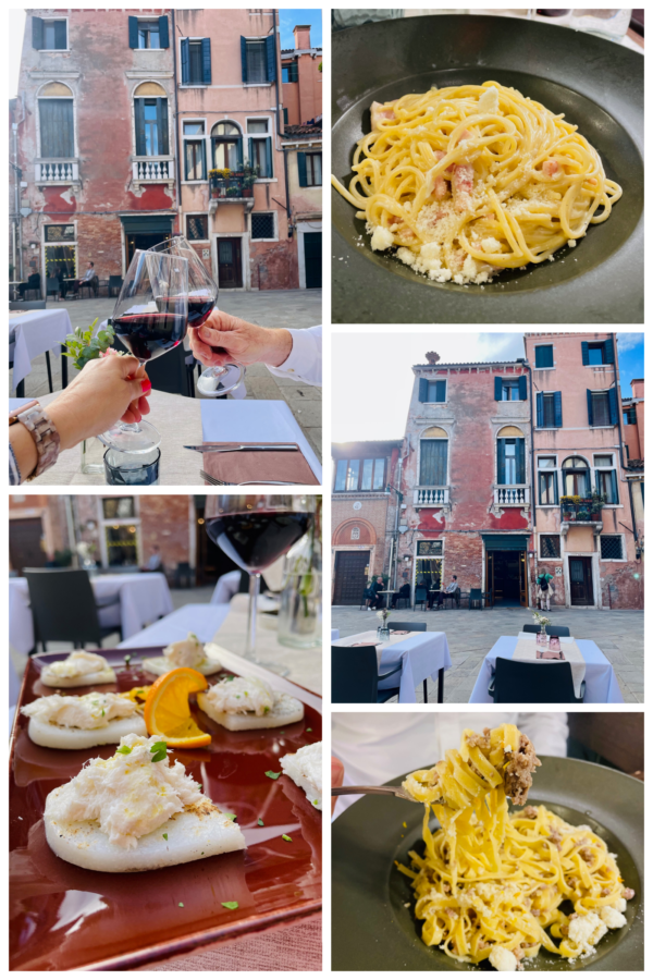 dinner in Venice, Italy