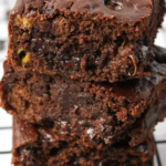 ooey gooey banana brownies with no flour