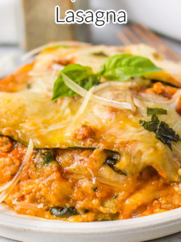 Turkey Zucchini Lasagna