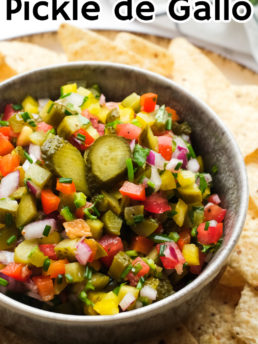 serving of Pickles de Gallo