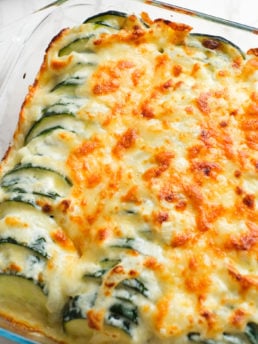 Zucchini Casserole with Sour Cream