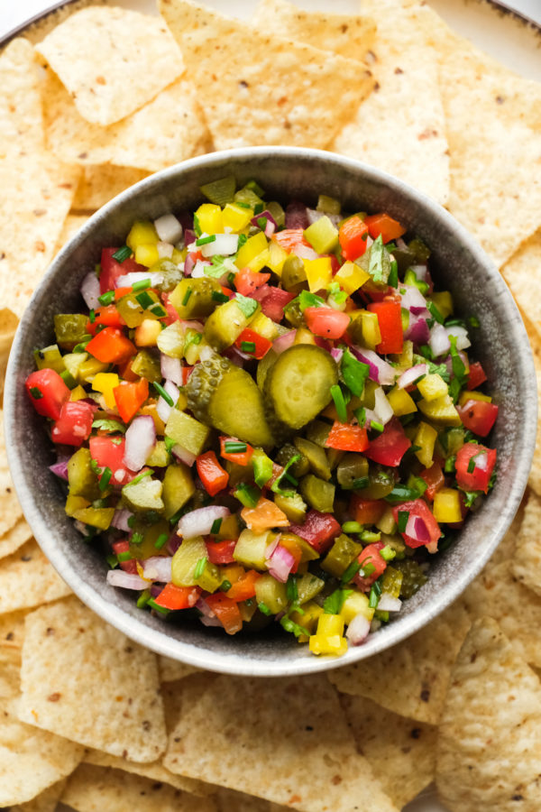 Pickle de Gallo with mixed pickles