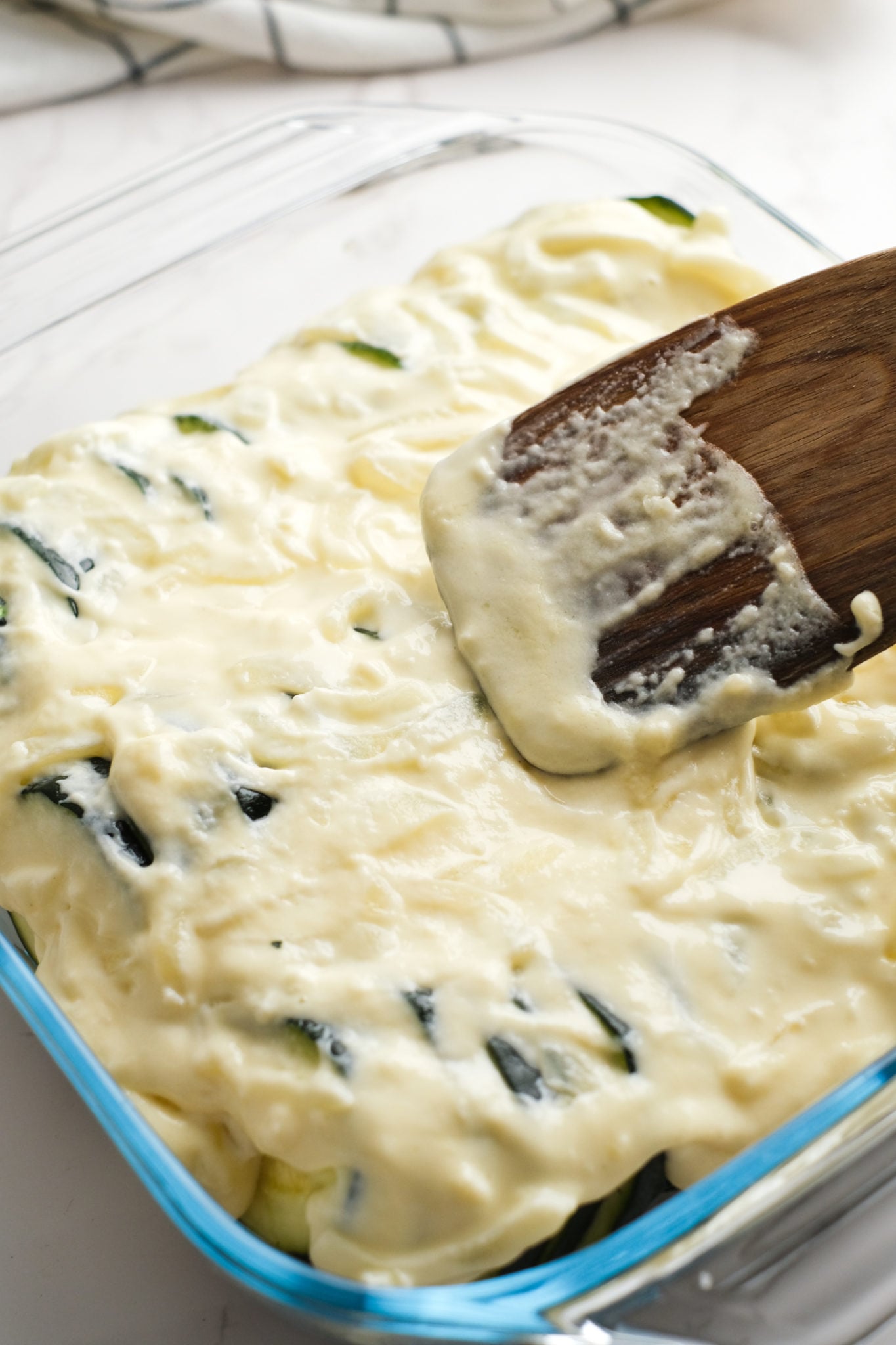 Zucchini Casserole with Sour Cream Reluctant Entertainer