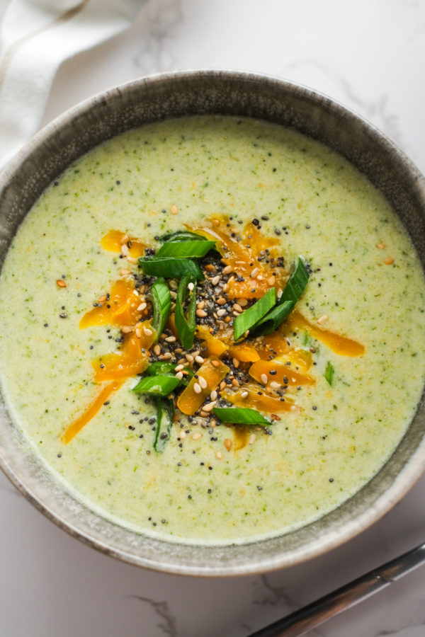 creamy Gluten-Free Broccoli Cheddar Soups