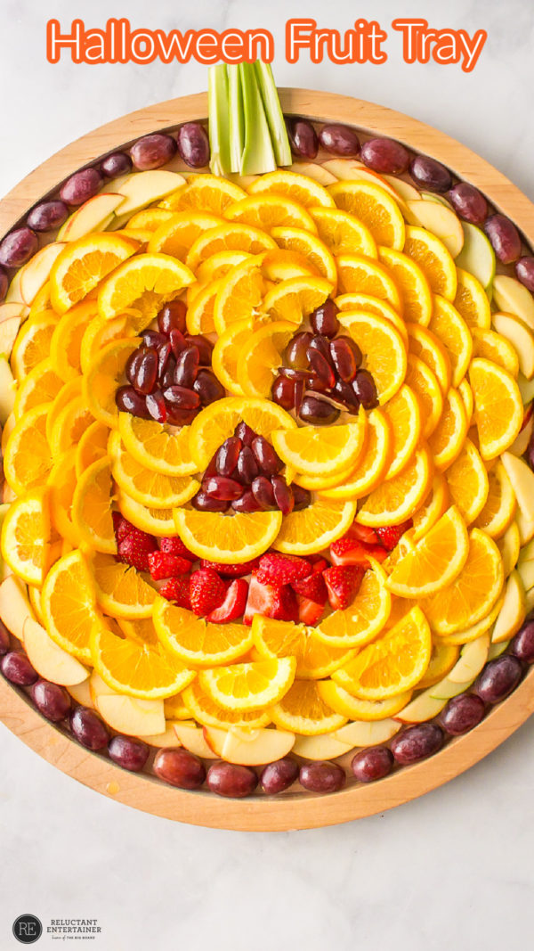 a fruit platter for Halloween