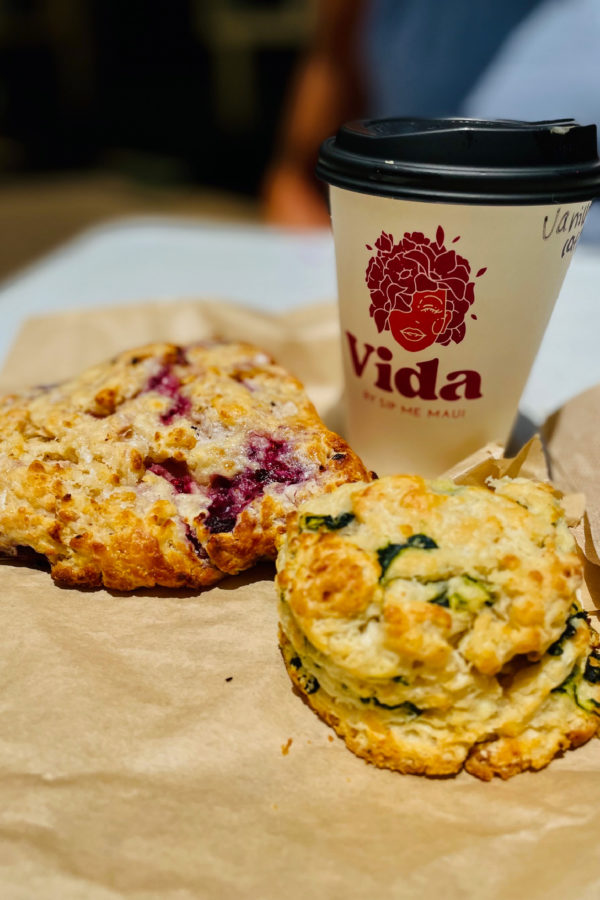 Vida coffee and scones