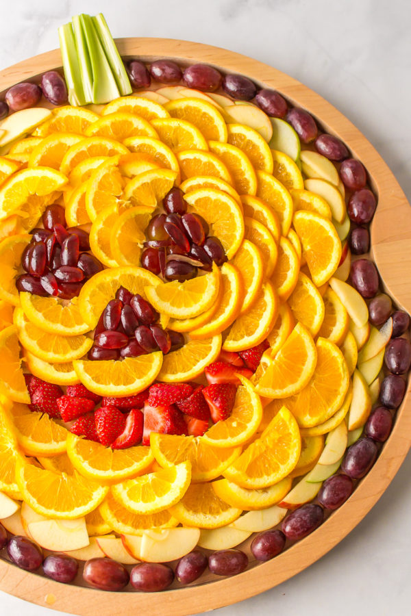 a Halloween Fruit Tray