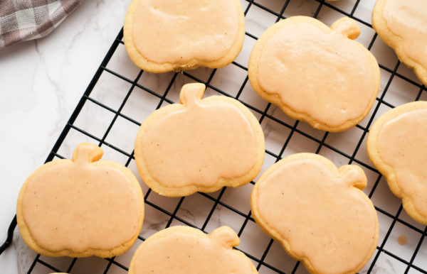 frosted sugar spice cookies