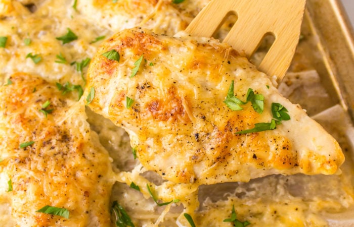 Mayo-Parmesan Crusted Chicken - Reluctant Entertainer