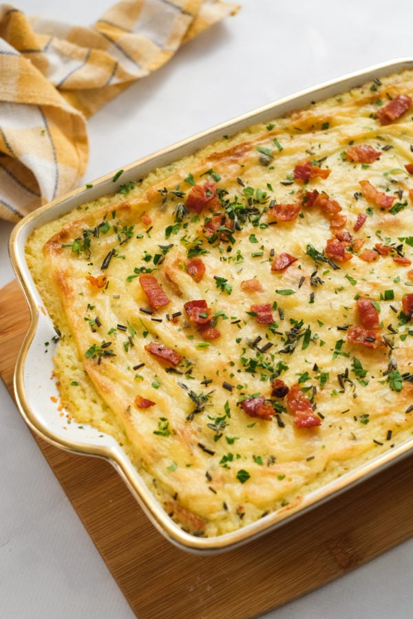 oaded baked mashed potato casserole