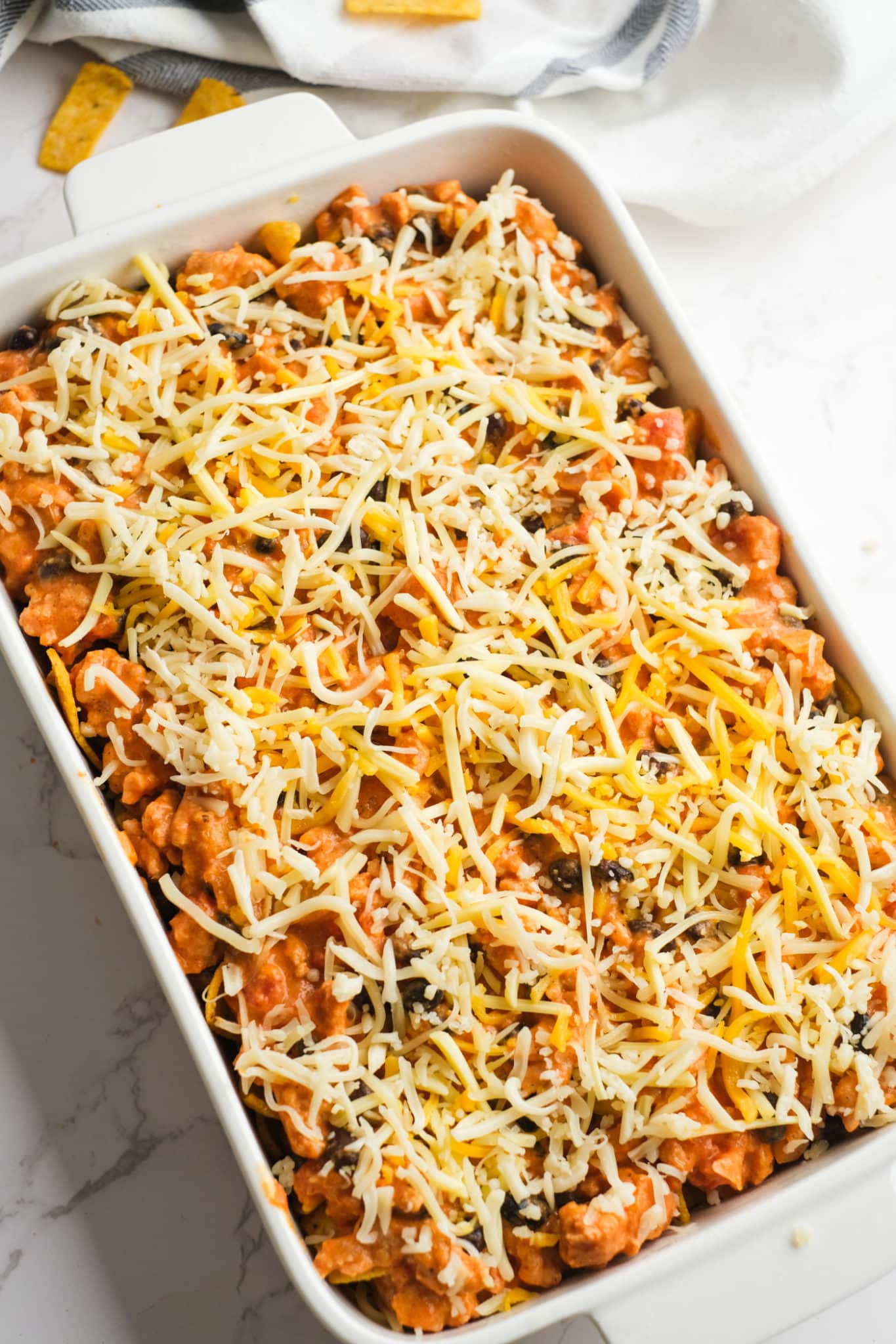 Walking Taco Casserole - Reluctant Entertainer