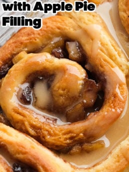 Cinnamon Rolls with Apple Pie Filling