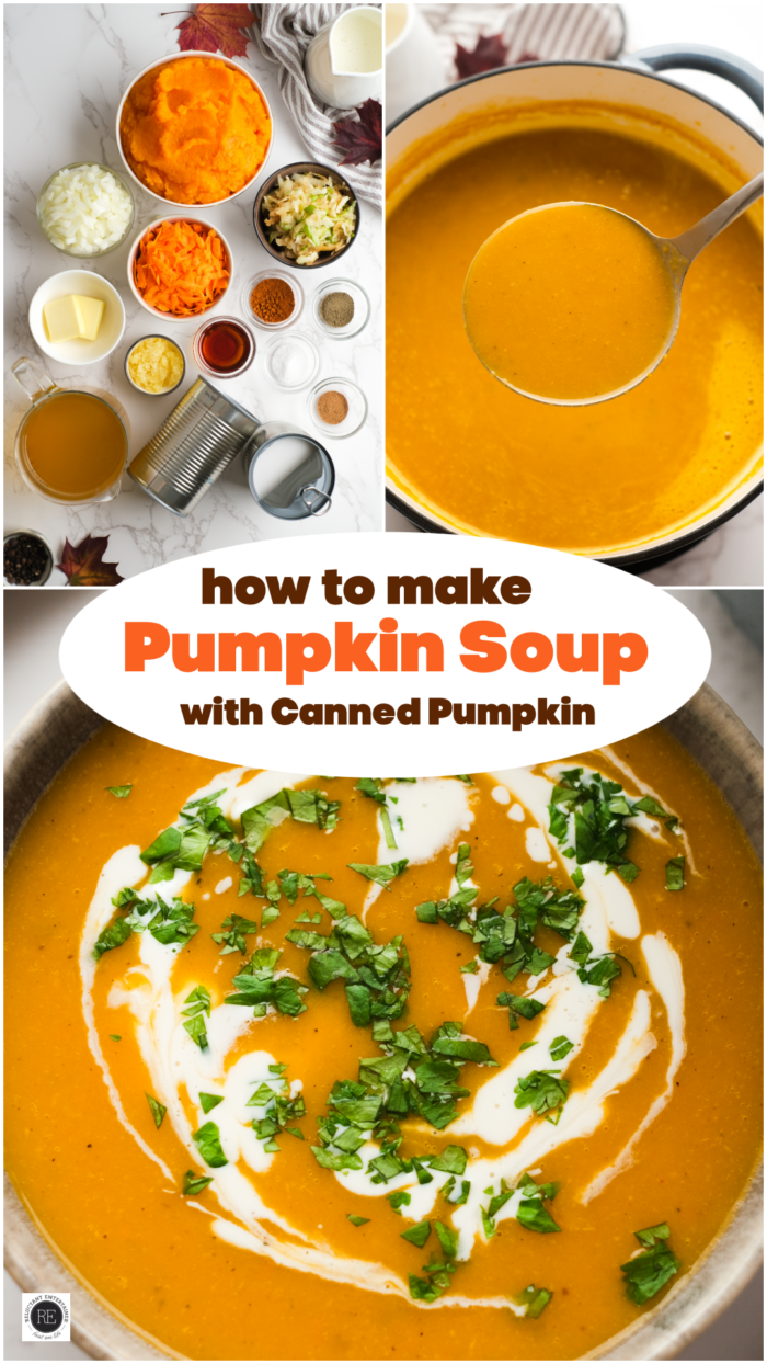 Pumpkin Soup with Canned Pumpkin - Reluctant Entertainer