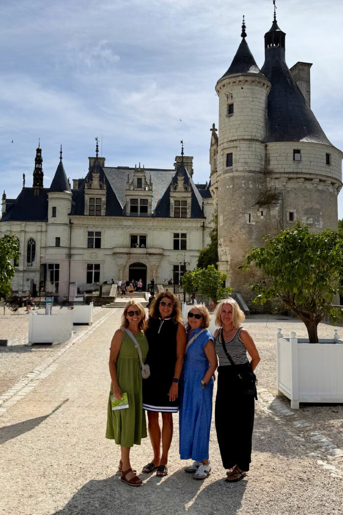 Ladies at castle