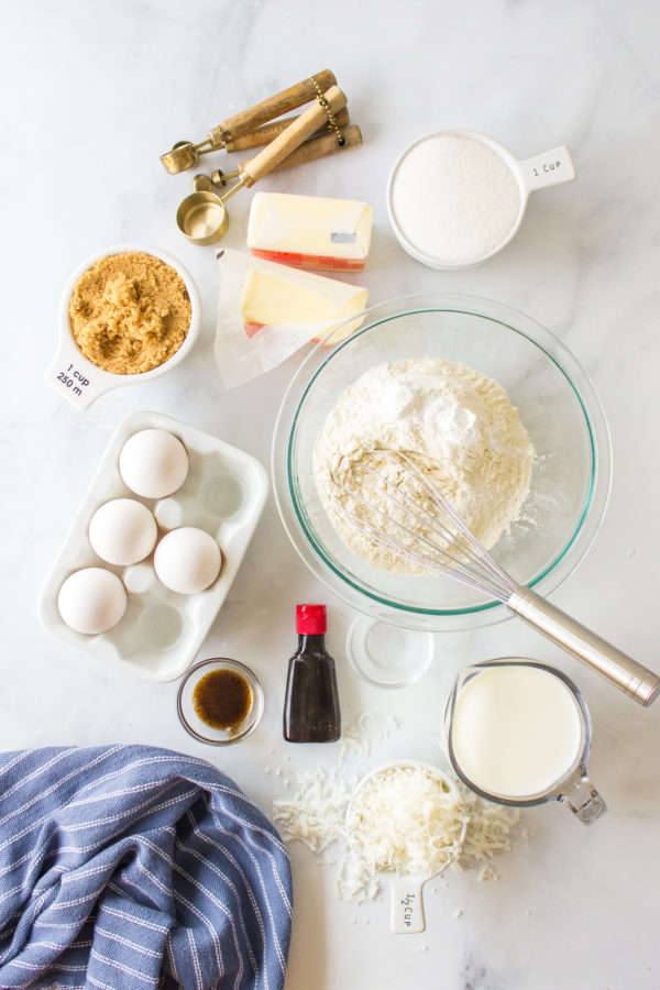 ingredients for coconut cake