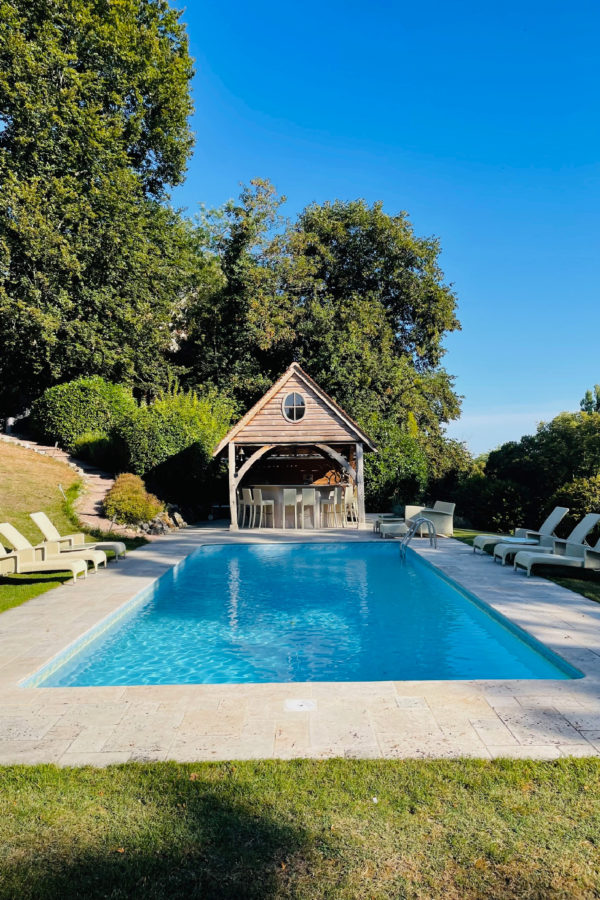 pool at the chateau