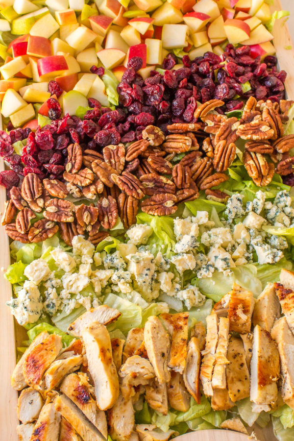 a salad board for fall season