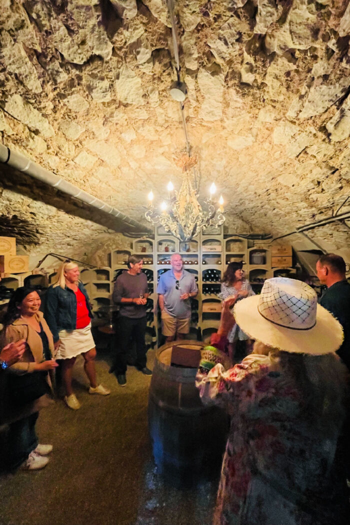 wine cave at Staying at Château de Valcreuse in the Loire Valley, France