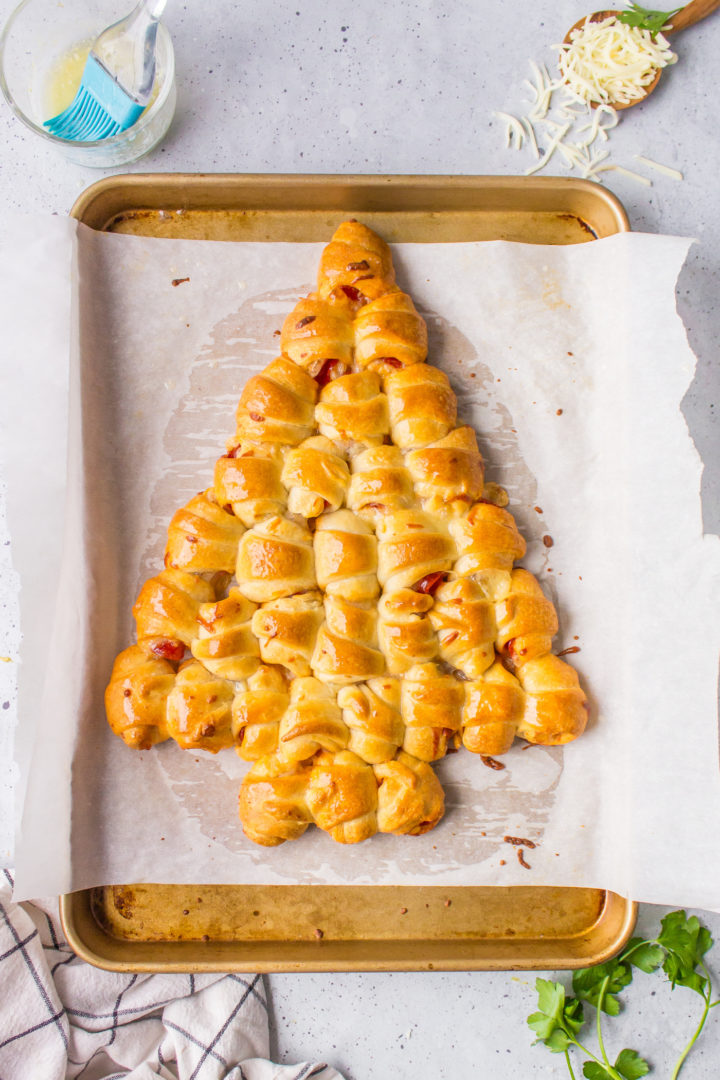 Christmas Tree Appetizer - Reluctant Entertainer
