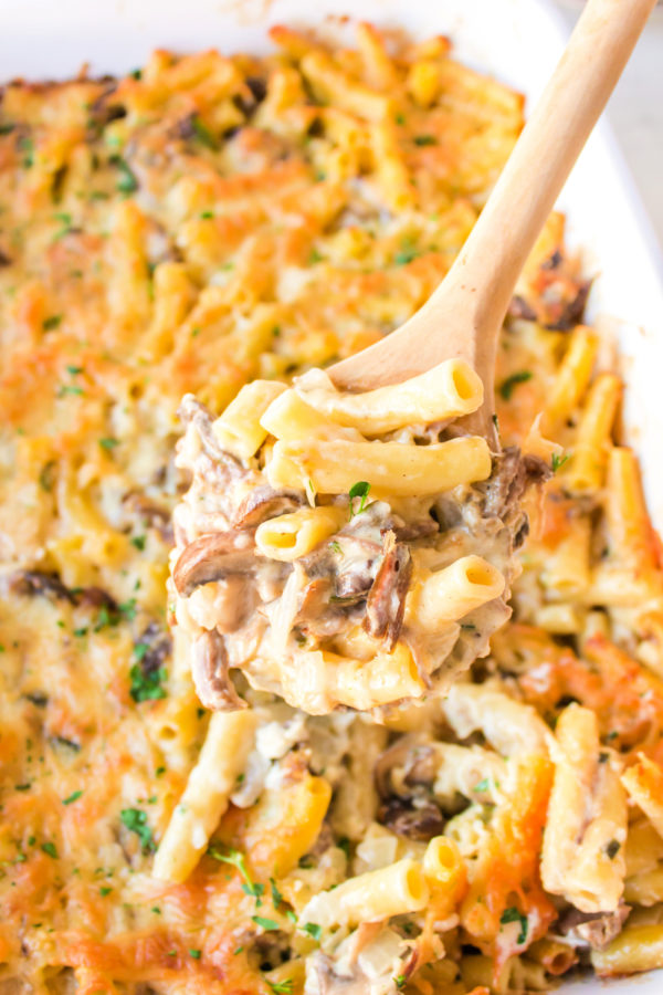 spoonful of pot roast pasta