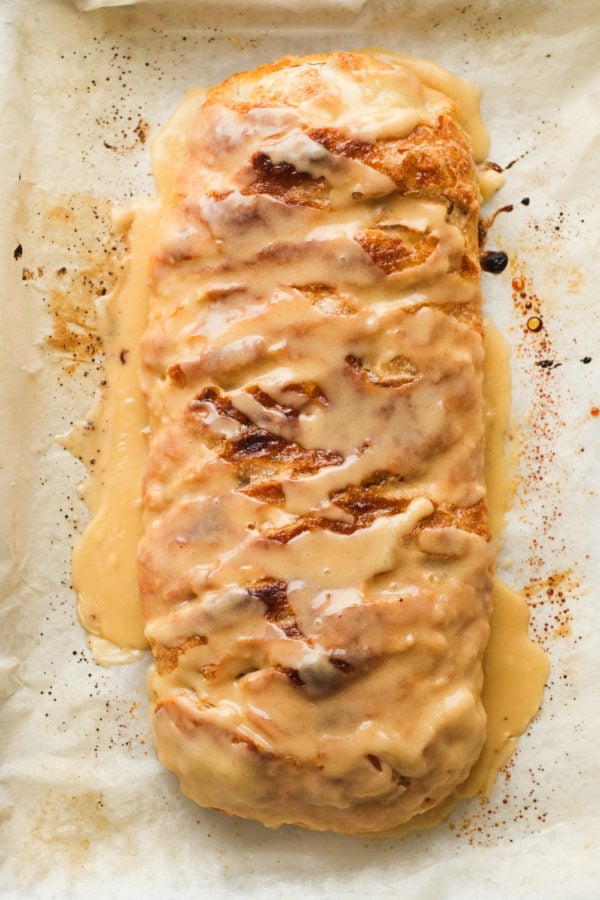 baked Apple Puff Pastry Braid