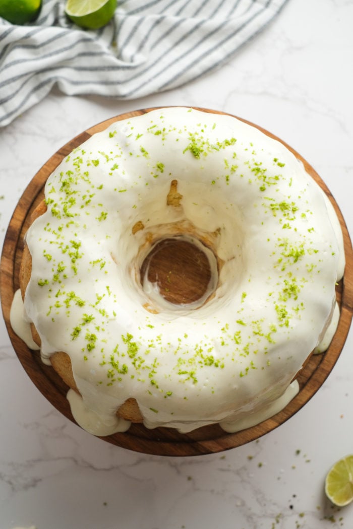 bundt cake with frosting