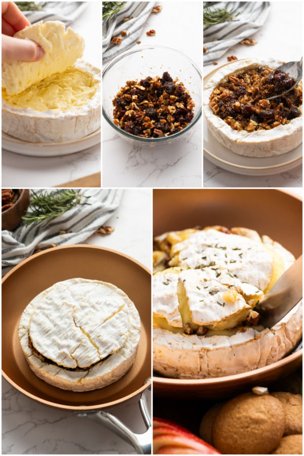 how to make Brown Sugar Baked Brie with Pecans