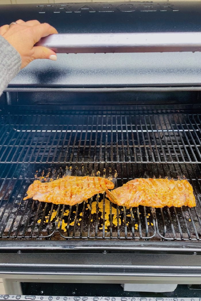 grilling tenderloins on a Traeger Ironwood XL