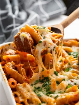 dump and bake meatball casserole