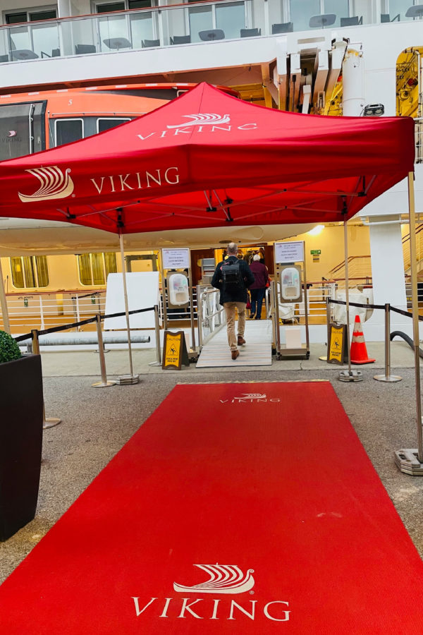 red carpet Viking ocean cruises