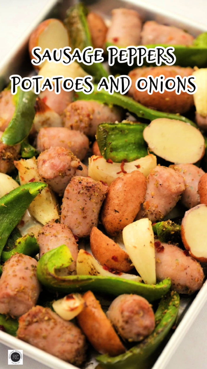 Sausage Peppers Potatoes and Onions