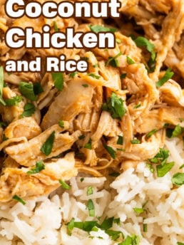 Sticky Coconut Chicken and Rice