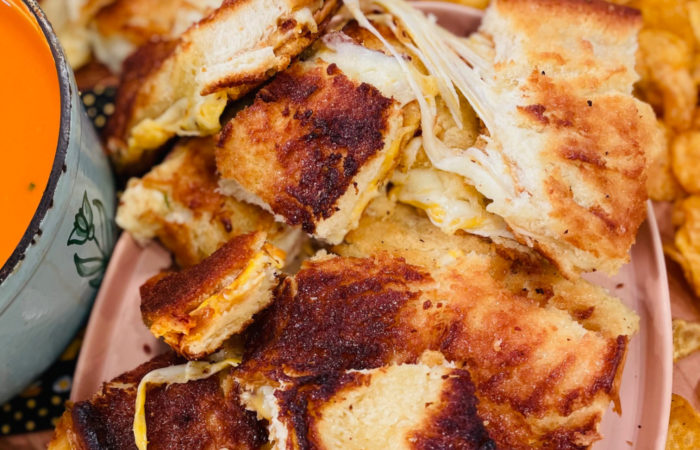 hot cheesy sandwiches