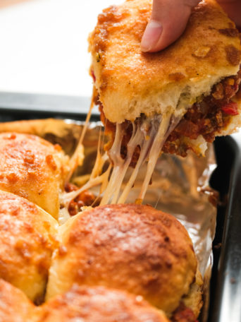 cheesy Sloppy Joe Sliders