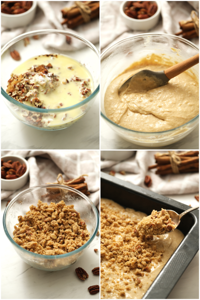 how to make a Make the streusel