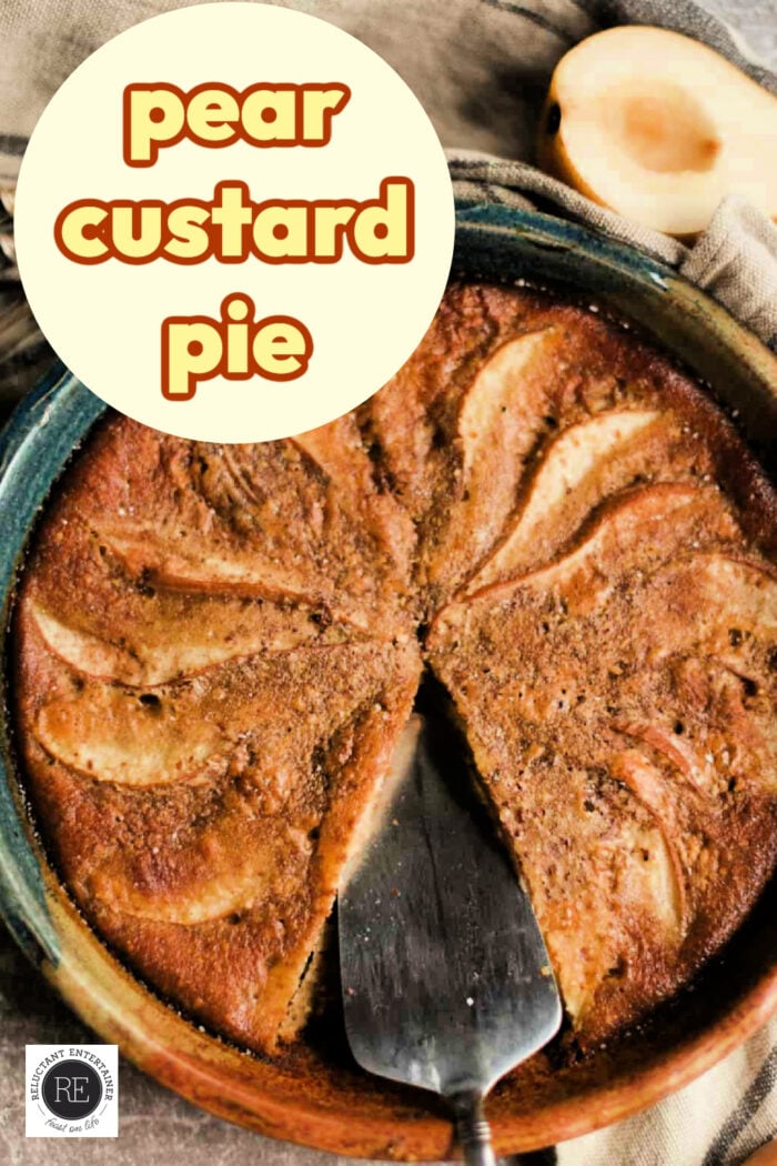pear custard pie