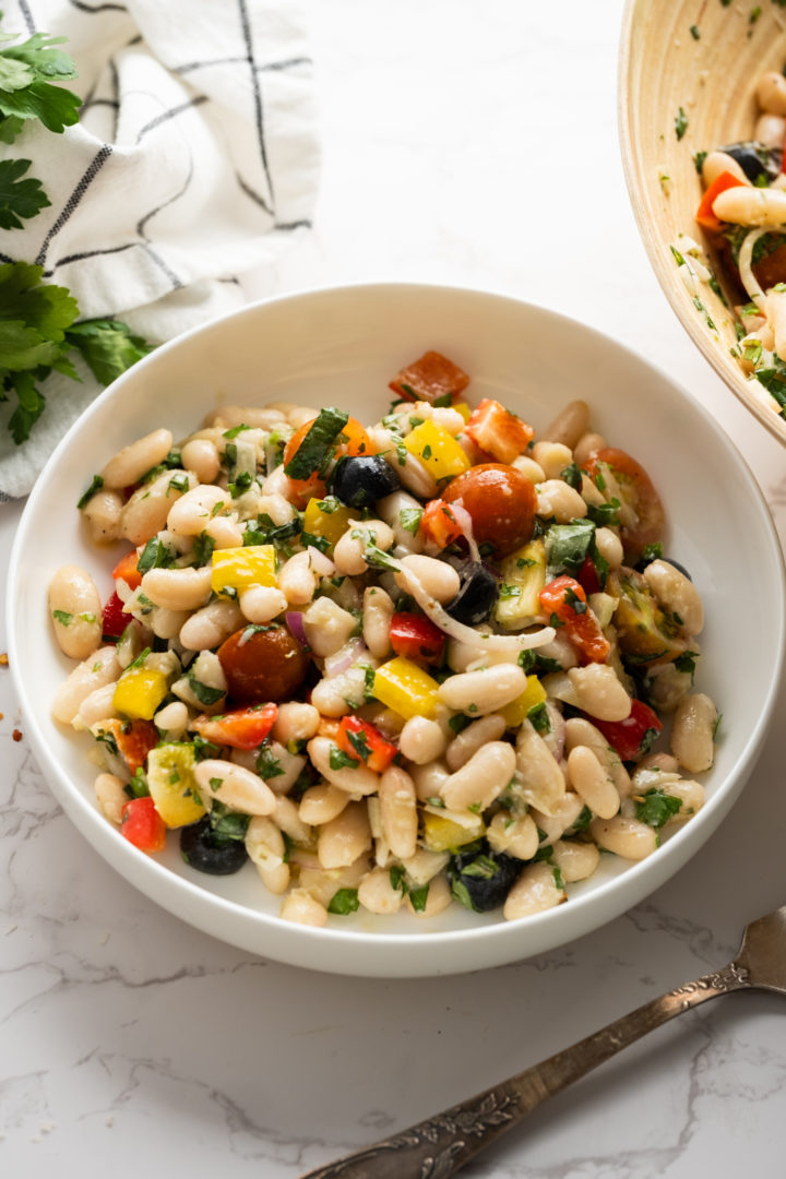 Tuscan White Bean Salad Reluctant Entertainer