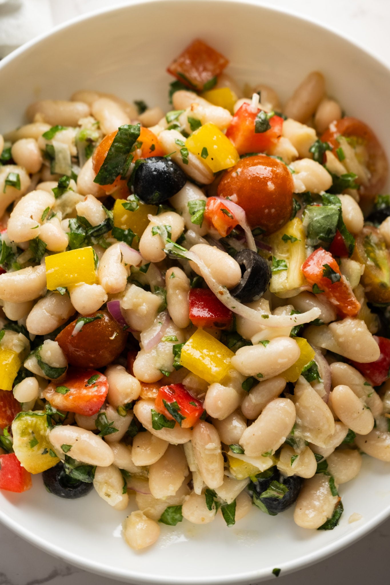 Tuscan White Bean Salad Reluctant Entertainer